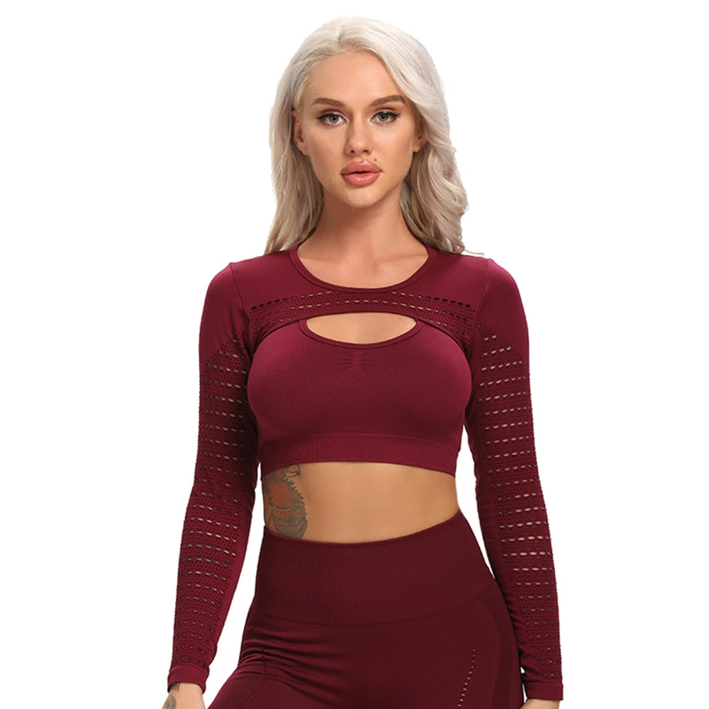 Long Sleeve Workout Top - Luxifits