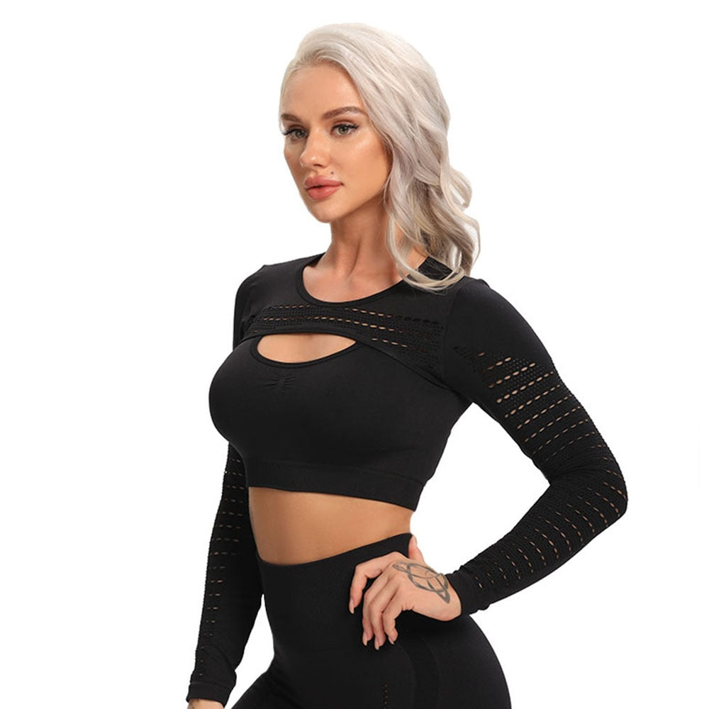 Long Sleeve Workout Top - Luxifits