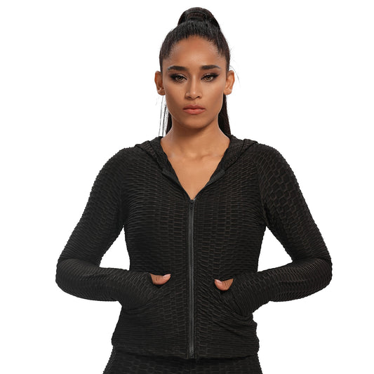 Full Zip Yoga Top - Luxifits